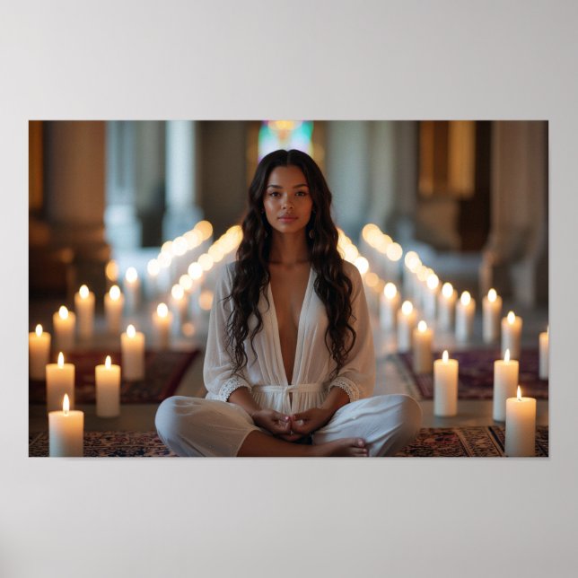 Poster CARPE DIEM - Meditation - Yoga (Devant)