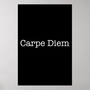 Poster Carpe Diem Saisir la citation du jour - Citations