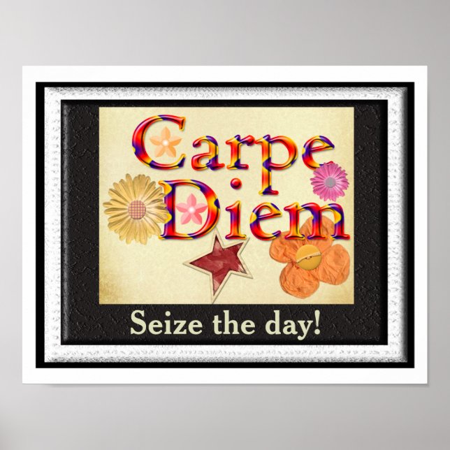 Poster Carpe Diem - Saisir la journée (Devant)