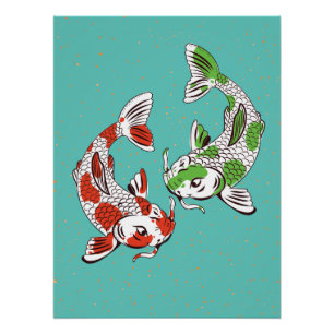 Poster Carpe Koi
