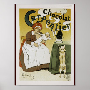 Poster Carpentier au chocolat