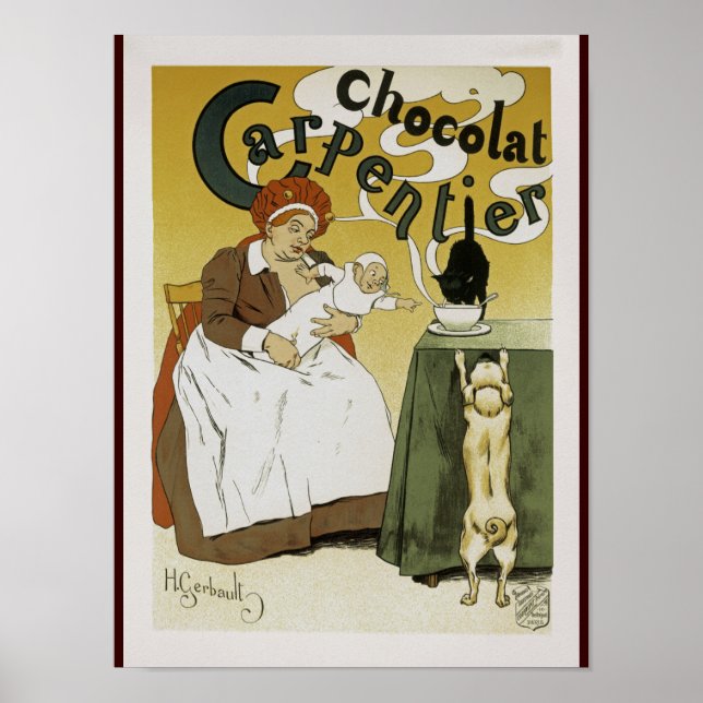 Poster Carpentier au chocolat (Devant)