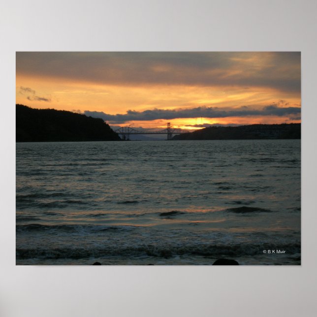 Poster - Carquinez Sunset (Vorne)