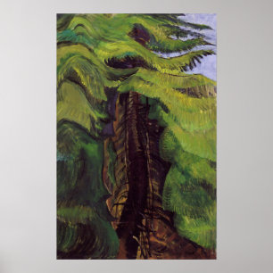 Poster Carr - Sanctuaire de cèdre 1942