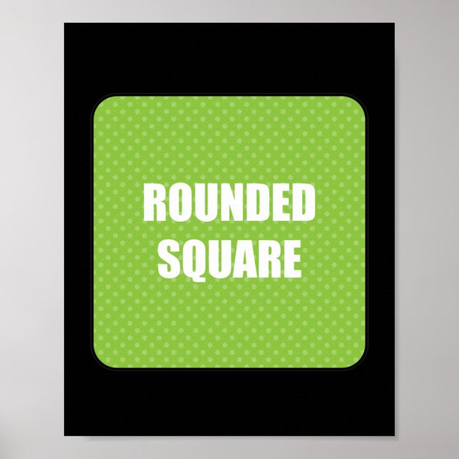 Poster Carré arrondi 15x15 (Devant)