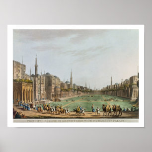 Poster Carré de principal au Caire grand, avec Murad Bey