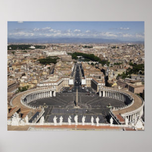 Poster Carré de St Peters, Rome