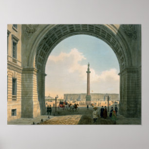 Poster Carré du Palais, Vue de l'Arc de l'Armée
