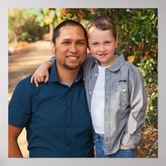 Poster Carré Portrait famille (Devant)