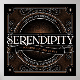 Poster Carré Serendipity (24x24)