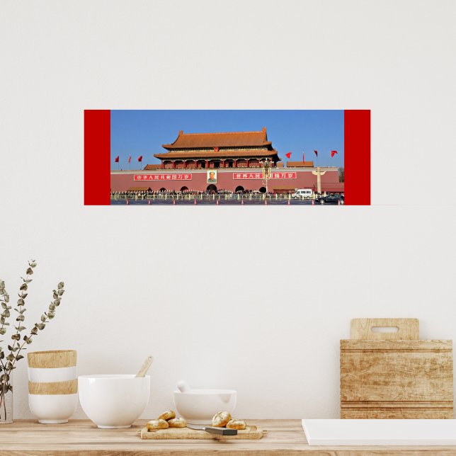 Poster Carré Tiananmen (Cuisine)
