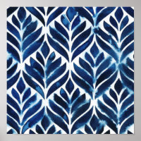 Carreaux d'aquarelle de cobalt IV