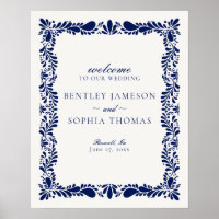 Carrelage Talavera bleu Espagne Fiesta Mariage Bie