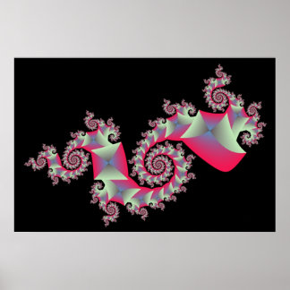 Poster Carrés de dragon