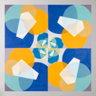 Poster "Carrés verts" de Joseph Schillinger, 1934