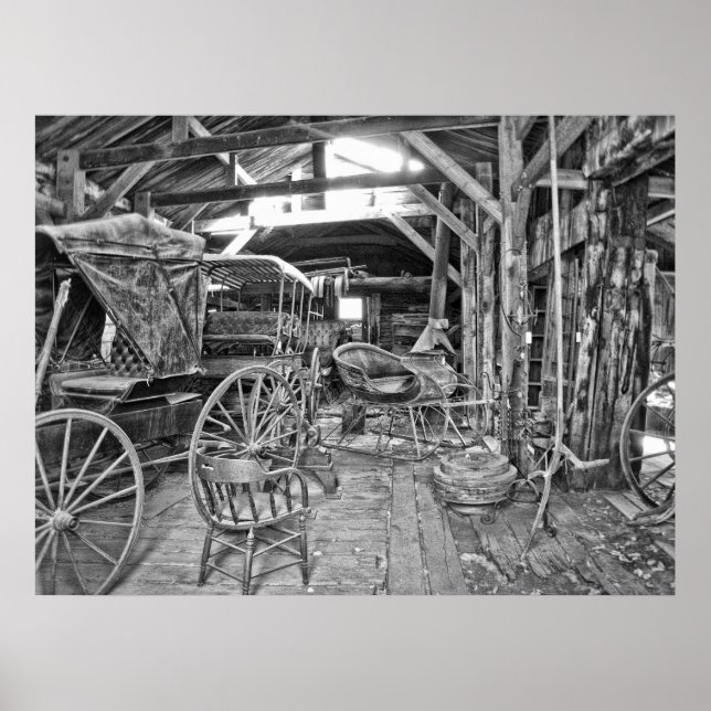 POSTER CARRIÈRE, SLEIGH & WAGON SHOP (Devant)