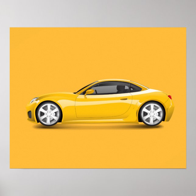 Poster Carro Amarelo (Devant)