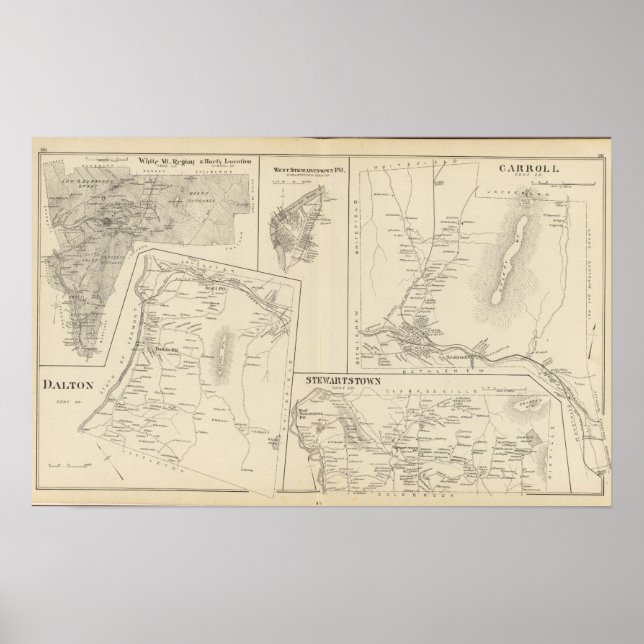 Poster Carroll, Coos Co (Devant)