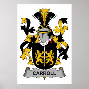 Poster Carroll Family Crest