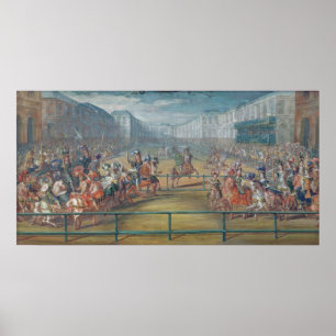 Poster Carrousel d'Amazone en 1682