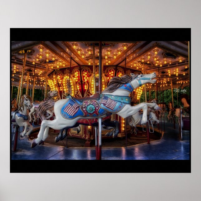 Poster Carrousel Joyeux-Go-Round (Devant)