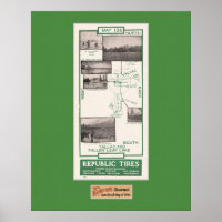 Carte 1914, lac Fallen Leaf et Tallac