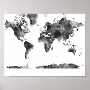 POSTER CARTE BG3 DU MONDE -