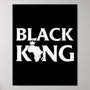 Poster Carte Black King African Carte Black Pride Melanin