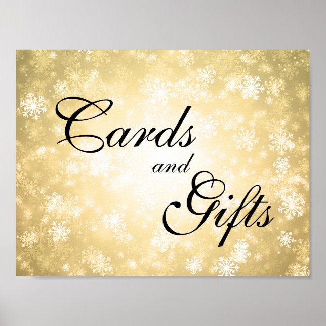 Poster Carte & Cadeaux Mariage Signal hiver Wonderland Go (Devant)