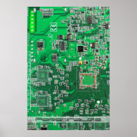 Carte circuit imprimé circuit vert PCB