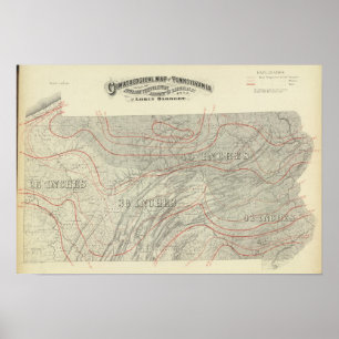 Poster Carte climatologique de Penn