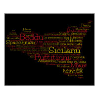 Carte d'art Word sicilien