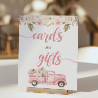 Carte de Baby shower et chèque-cadeau citrouille