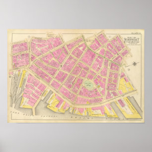 Poster Carte de Boston 12