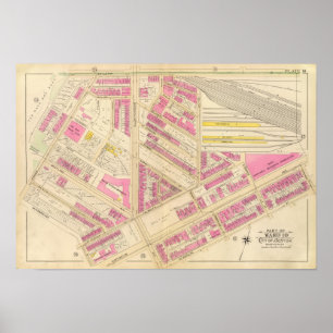 Poster Carte de Boston 4