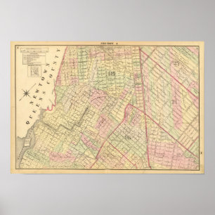 Poster Carte de Brooklyn de sec 4