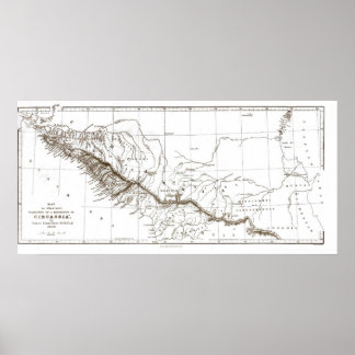 Poster carte de CIRCASSIA1840