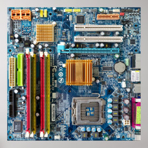 Poster Carte de circuit