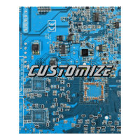 Carte de circuit imprimé PCB Blue personnalisée po