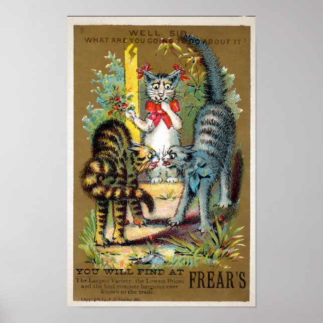 Poster Carte de commerce pour chats Frears #3 (sur 6) (Devant)