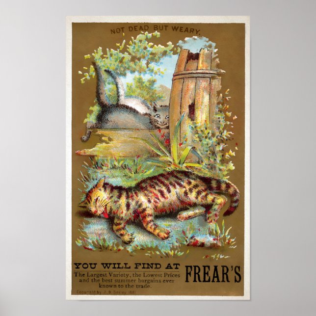 Poster Carte de commerce pour chats Frears #5 (sur 6) (Devant)