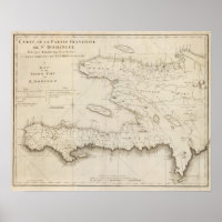 Carte De La Partie Française De Saint Domingue