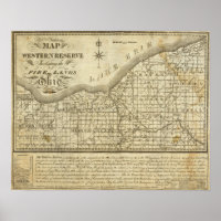 Carte de la réserve de l'Ouest