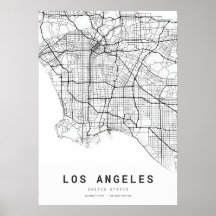 Carte de Los Angeles