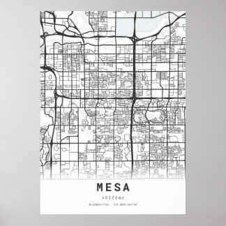 Poster Carte de Mesa