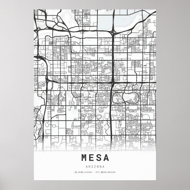 Poster Carte de Mesa (Devant)