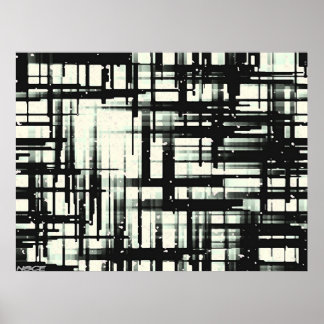 Poster Carte de photocopie