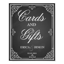 Carte de signe mariage et table cadeau