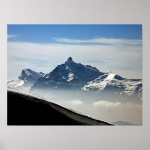 Poster Carte de vacances Pointe Percee Morzine France