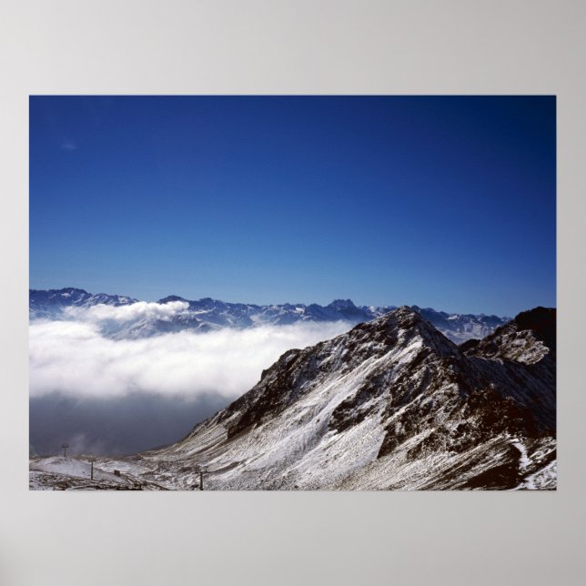 Poster Carte de vacances Snow Davos Suisse (Devant)